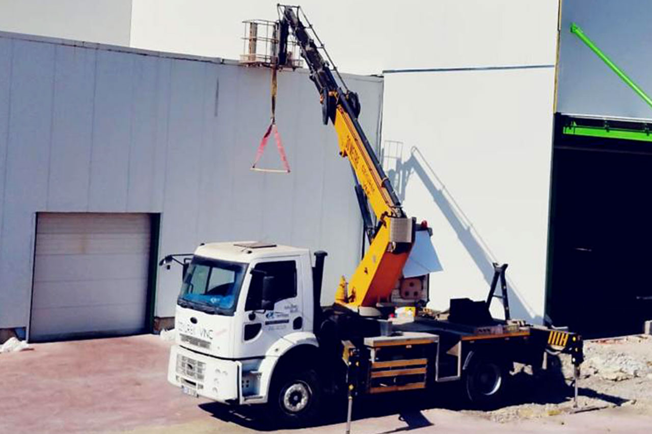 bandırma sepetli vinç kiralama